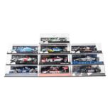 10 Minichamps/Paul’s Model Art 1:43 F1 cars. Jaguar Racing R4 M. Webber. BAR Honda 005 J. Villenuve.