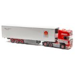 A limited issue Dutch Tekno Scania R500 forward control 8 wheel tractor unit and 6 wheel refer