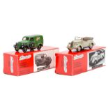 2 Somerville white metal models. Ford 5cwt van in dark green Castrol Motor Oil livery. Plus a Ford