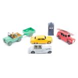 A quantity of Dinky Toys. Lagonda Sports Coupe, Armstrong Siddeley Convertible, Cunningham C-5R,