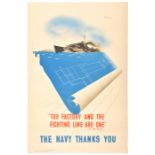 2 WWII A1 stylized design R.N. Posters: “The Royal Navy ...why not join the New Fleet Air Arm as