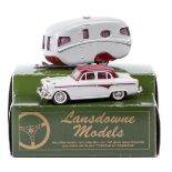 A Lansdowne Models 2-model two-tone set. A 1958 Austin A105 Westminster saloon (LDM 12x). Together