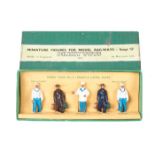 A Dinky Toys Miniature Figures for Model Railways Set No.5, ‘Train and Hotel Staff’. Comprising of 5