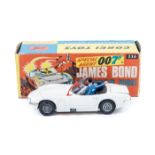 Corgi Toys James Bond Toyota 2000GT (336). In white with black interior and with both figures.