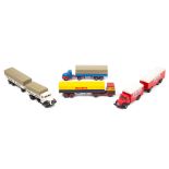 15 Wiking etc 1:87 scale trucks. 1960’s-70’s examples – 2x Scania articulated trucks with tilts, one