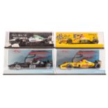 20 Minichamps/Pauls Model Art/UT models racing cars. Mostly 1:43 examples - 15 F1 etc single seaters