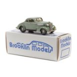 A Canadian Manufactured Brooklin Models 1937 Chevrolet Coupe (No. 4). In pale green with cream