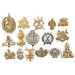 16 State forces badges, including Johdpur Lancers, Gwalior Artillery and Engineers, Baroda