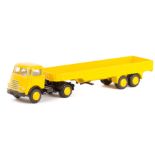 Lion Car DAF T1500 forward control articulated lorry. In yellow livery with black chassis and yellow