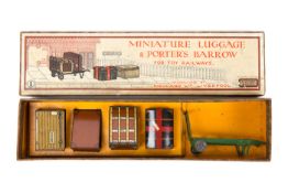 A rare early Hornby Series Meccano ‘Miniature Luggage and Porter’s Barrow for Toy Railways’ (Set