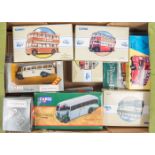 13 Corgi Classics buses, trolleybuses and coaches in 1:50 scale. 4x London Transport buses;