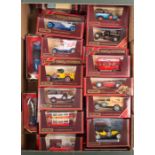 40 Matchbox Models of Yesteryear in maroon boxes. Including: 1918 Crossey Warings, 1910 Renault