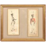 2 slender coloured prints “British Army 2nd the Queen’s Royal 1829” and “British Army 2nd or the