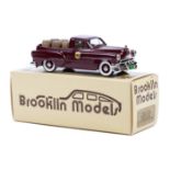 A Brooklin Models 1953 Pontiac Pick-Up (BRK31x). W.M.T.C. 1991. In maroon with cream interior.