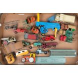 20 Dinky Toys / Supertoys commercial vehicles, most for restoration. A Bedford Pullmore Car