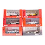 20 Best/Art Model 1:43 racing cars. 14 Best – 9x Porsche – 5x 908/3 2 Targa Florio 1970, variations,