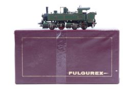 A Fulgurex H0 gauge Swiss locomotive. A Schweizerische Centralbahn SCB C-4 0-4-4-0 Mallet tank loco,