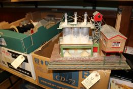 11 scratch-built N gauge line side buildings by the Rev. Edward Beale. Including a factory unit with
