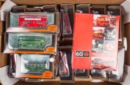 20 EFE London Transport buses and coaches. 9x Routemasters; 2x Ovaltine, Pickfords, 3x BOAC,