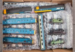 A quantity of OO railway by Hornby, Tri-ang, Lima, etc. 2x BR Class 55 Deltic Co-Co diesel