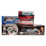 A quantity of James Bond related vehicles and figures. Including Corgi – BMW Z8 & Diorama, Space