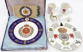 “The Royal Welch Fusiliers Plate”, a finely produced porcelain plate by Spode, no 466 of a limited