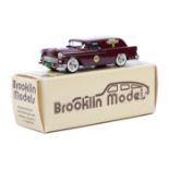 A Brooklin Models 1955 Chevrolet Van (BRK26x). W.M.T.C. 1988. In maroon with cream interior. White-