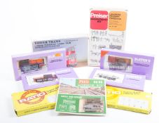 A large quantity of packaged/boxed OO/HO Railway accessories. Items by Ratio, Slater’s, Preiser,