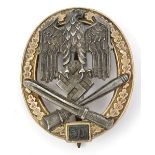 A Third Reich General Assault badge of 50 engagements, by RK (Richard Karnath). GC (similar to