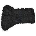 A Royal Horse Guards black sheepskin roll. GC