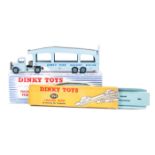 Dinky Toys Pullmore Car Transporter (982). 2nd type with mid blue Bedford tractor unit with light