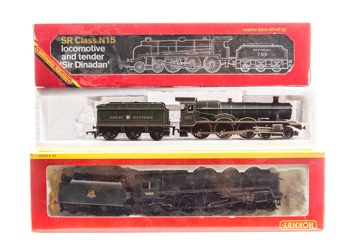 A quantity of OO railway. By Hornby, Lima, Replica, Airfix etc. 5 locomotives – 4x tender