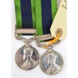IGS 1908, 1 clasp Afghanistan NWF 1919 (905632 Gnr R Rumsey RA), GVF; another 1 clasp Waziristan
