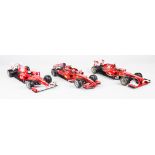 5 1:18 Hotwheels Ferrari F1 racing cars. F2007 RN6 K. Raikkonen In promotional metallic red Marlboro