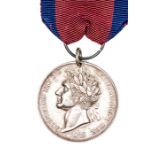 Coronation of George IV, AR medal 1821. Obv laureate bust left, with legend; Rev Coronation scene.