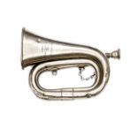 A scarce small WM bugle of the Army Cyclist Corps, flattened muzzle marked “Henry Potter, Maker,