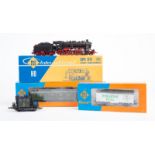 A quantity of HO Railway. By Ro-Co, Lima, Jouef etc. Including; 5x tender locos; A DB Class 58 2-