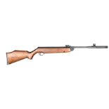 A good .22” Webley Vulcan air rifle, number 872890, with sound moderator and fully adjustable