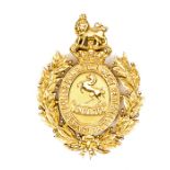 The Queen’s Own Royal West Kent Regt, 3rd Vol Batt: a good quality gold coloured (not HM) medal,