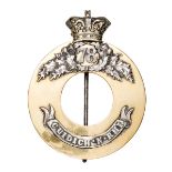 An officer’s pre 1881 gilt and silver plated plaid brooch of The 78th Highland Regt (or Ross-shire