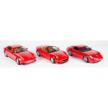 5 1:18 front engined Ferrari sports cars by Hotwheels. 2003 F137 612 Scaglietti styled by