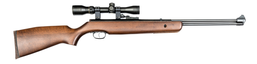 A good .22” Weirauch HW57 underlever air rifle, number 1536926, with BSA catseye 1.5-4.5x 32