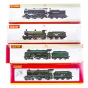 A small quantity of OO Hornby Railways. 4 Southern tender locomotives. T9 class 4-4-0 729, Q1