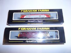 2 Graham Farish N gauge diesel locomotives. A BR Warship class 42 Bo-Bo Druid D815 in maroon livery.