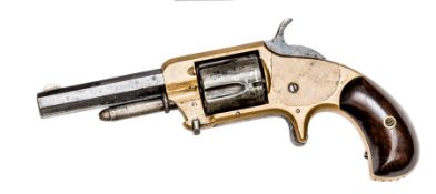 A 5 shot .32” rimfire Whitneyville Armoury single action revolver, number 13029, 7¼” overall,
