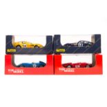 10 Top Model 1:43 racing cars. Ferrari Daytona LM72 RN36 in yellow. Ferrari 365 GTB4 Daytona LM 1973