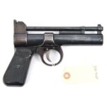 A similar pistol to lot 856, number 764, GWO & Clean condition, retaining approx 60% of original