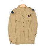 A WWII RAF Flight Lieutenant’s “Shirts, Bush, RAF”, 4 pockets, shoulder straps with rank stripes,