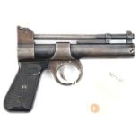 A similar pistol to lot 856, number 677, WO & GC, retaining traces of original finish (some wear and