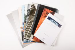 A quantity of Mercedes Benz catalogues/range brochures. Including; 1970’s SE series 350, 450 and